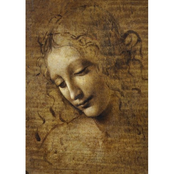 Złota głowa, Leonardo Da Vinci,(1508) - Sklep Art Puzzle